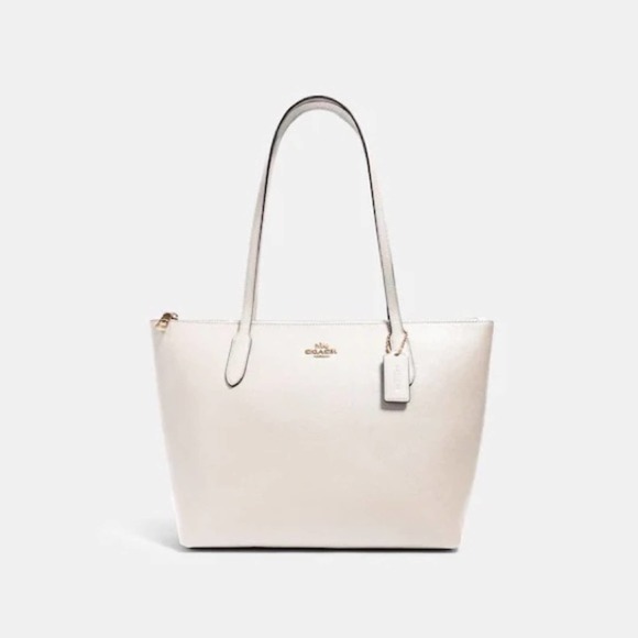 Coach Handbags - Coach Crossgrain Leather Zip Up Tote